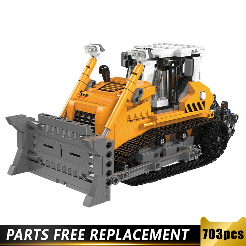 

New Xingbao 03039 City high-tech Series 703pcs The Bulldozer Building Blocks Engineering Vehicle Model Kits Boys Toys Juguetes