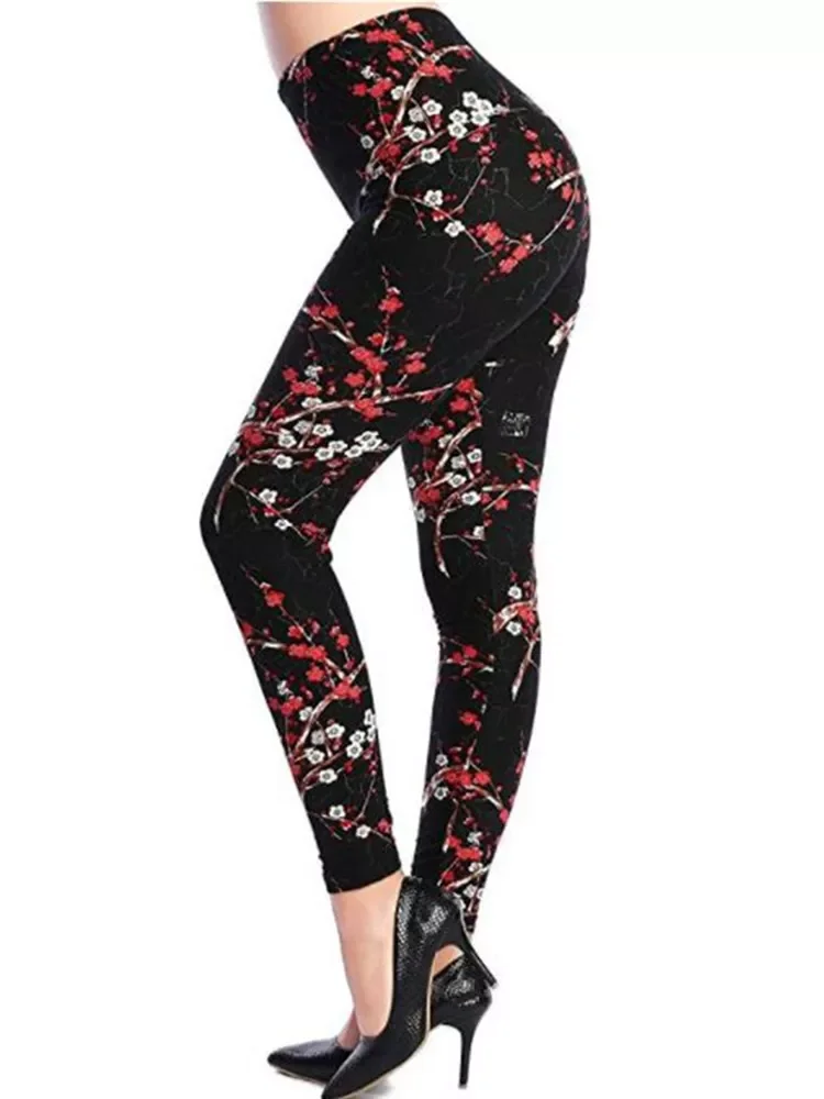 roupas femininas pants  gymWomen Comic Leggings Cartoon Printed  high Stretch Girls Legging Punk Rock Disco Pants Evening Clubwe
