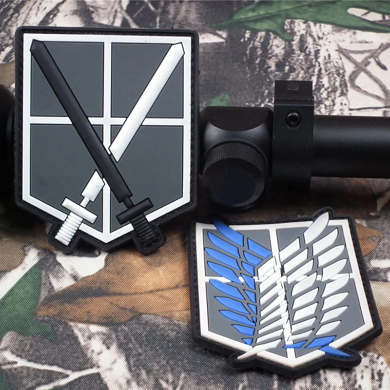 ПВХ-повязка на руку петля и крючок для атаки 0n резиновая повязка солдат легиона |