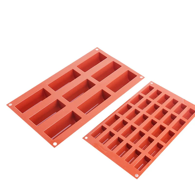 

9/30 Holes Silicone Cake Mold Geometric Cube Squared Brownie Chiffon Molds Kitchen Baking Tool Bakeware Mini Pan