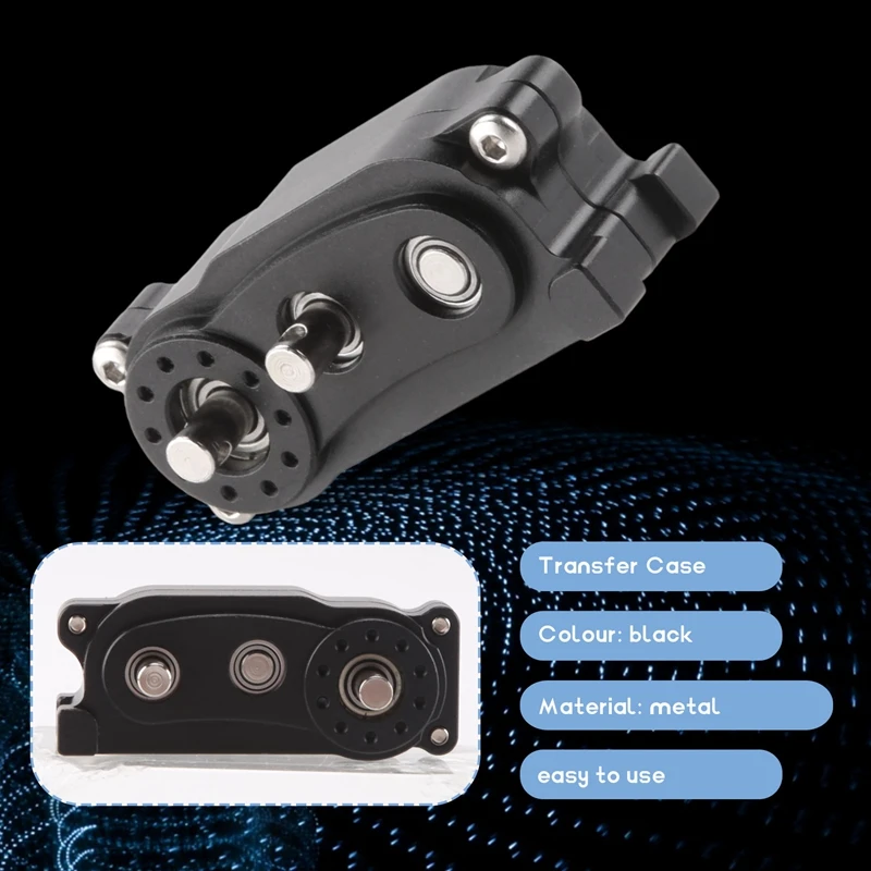 Префиксиальная коробка передач для 1/10 RC гусеничного автомобиля Axial SCX10 и II 90046