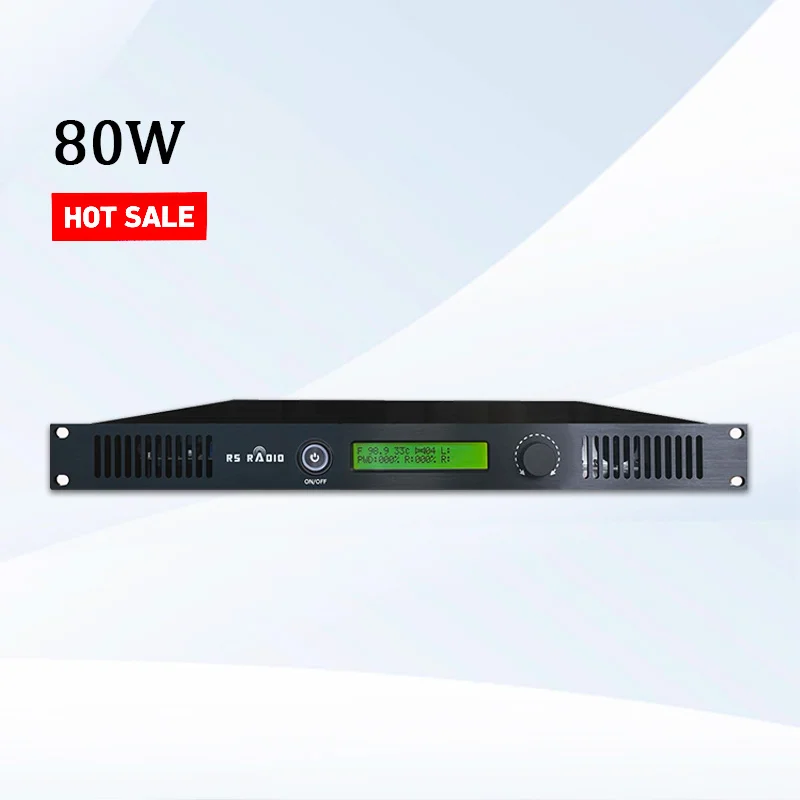 

Профессиональный FM трансмиттер 80 Вт 87,5-108 МГц студийное оборудование