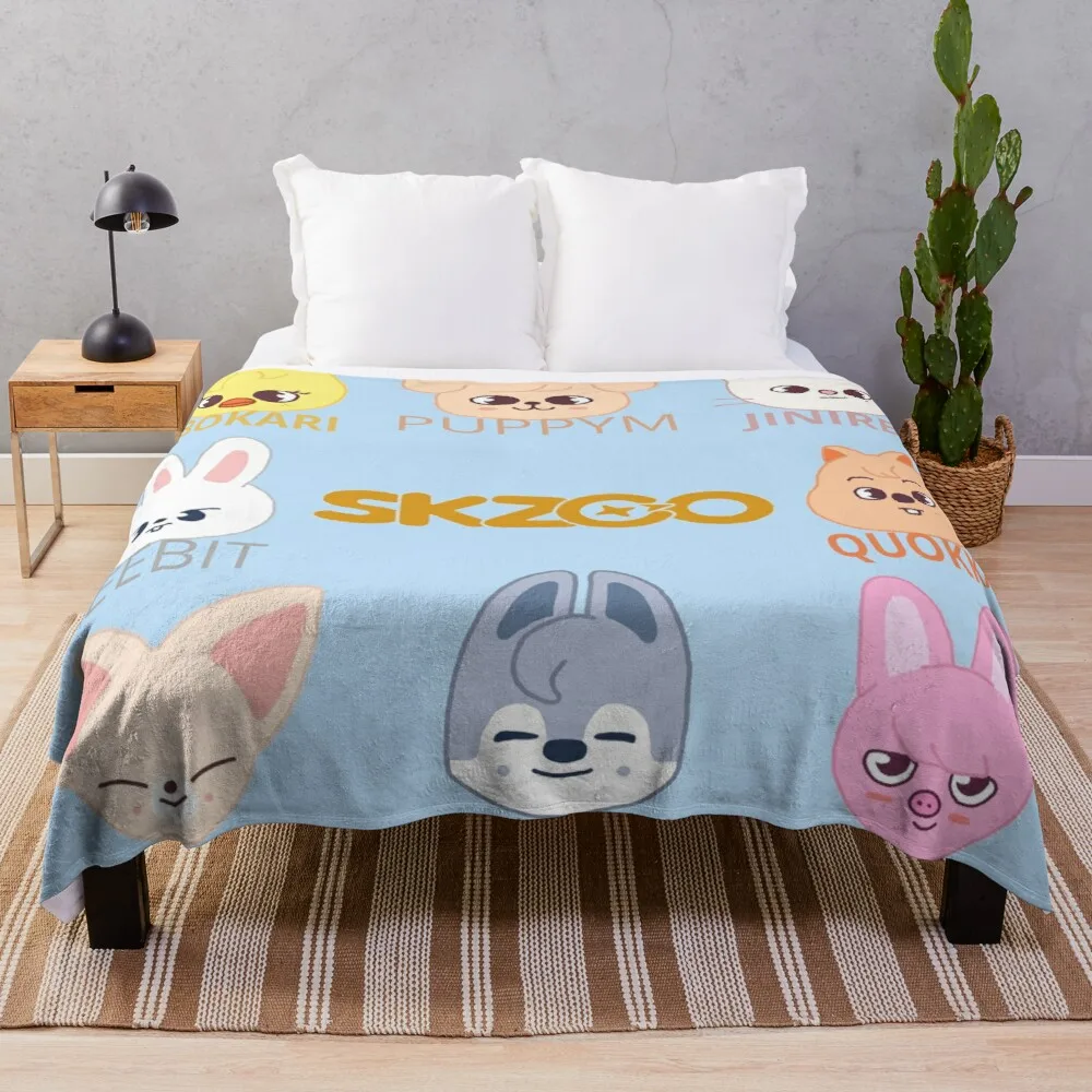 

SkzooThrow Blanket Luxury Blanket Soft Blanket Fluffy Shaggy Warm Bed Fashionable