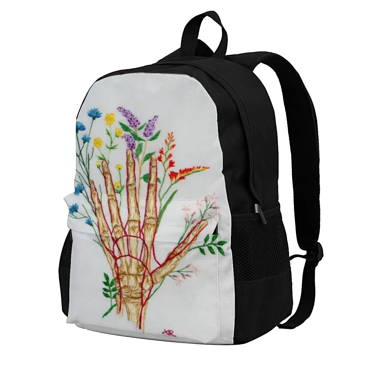 

Life Lines Backpacks skeleton Large Cool Polyester Backpack Cycling Male Bags