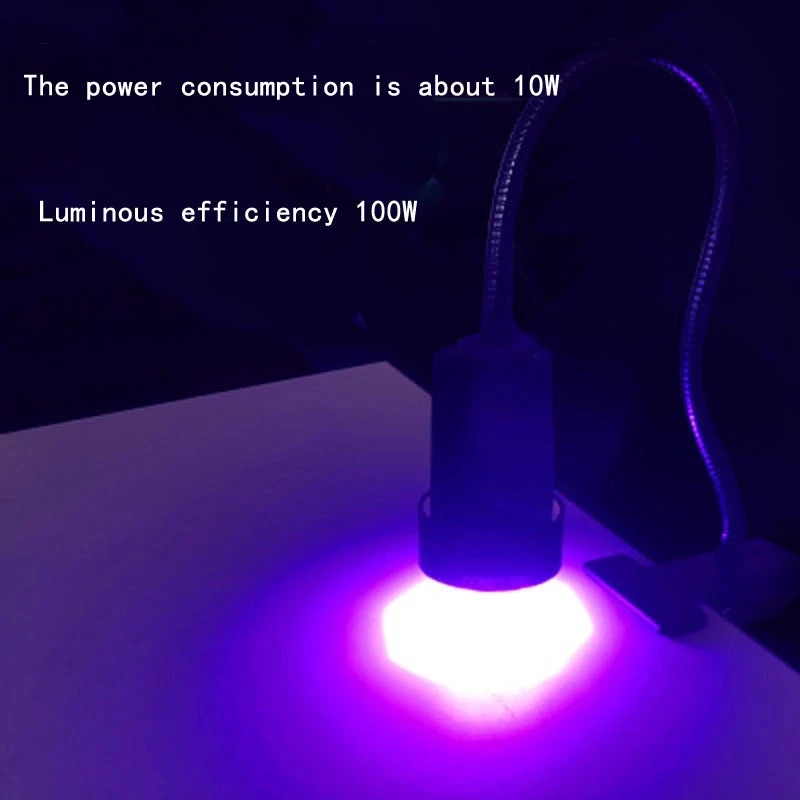 100W UV Curing Ultraviolet Lamp 365nm 395nm For Circuit Board Repair Shadowless Glue Green Oil Photosensitive Resin3D Printing