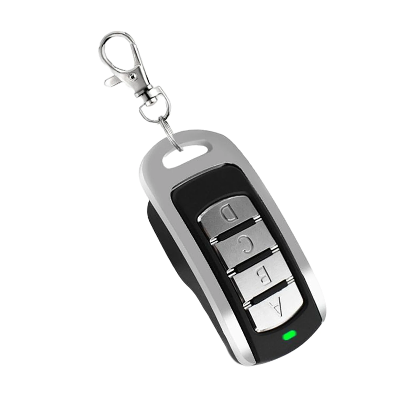 

4-Key Button Remote Copy Fixed Code Learning RF Controller with Key Ring for Garage Door Gate