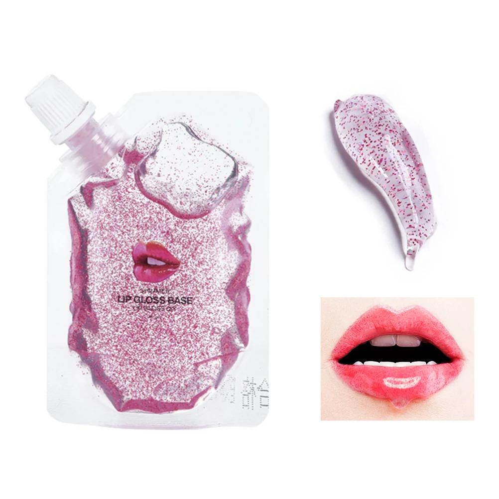 

20ML Pearly Lip Gloss Base Oil Non Sticky Lipstick Material Gel Lip Gloss Base for DIY Lip Balms Lip Gloss