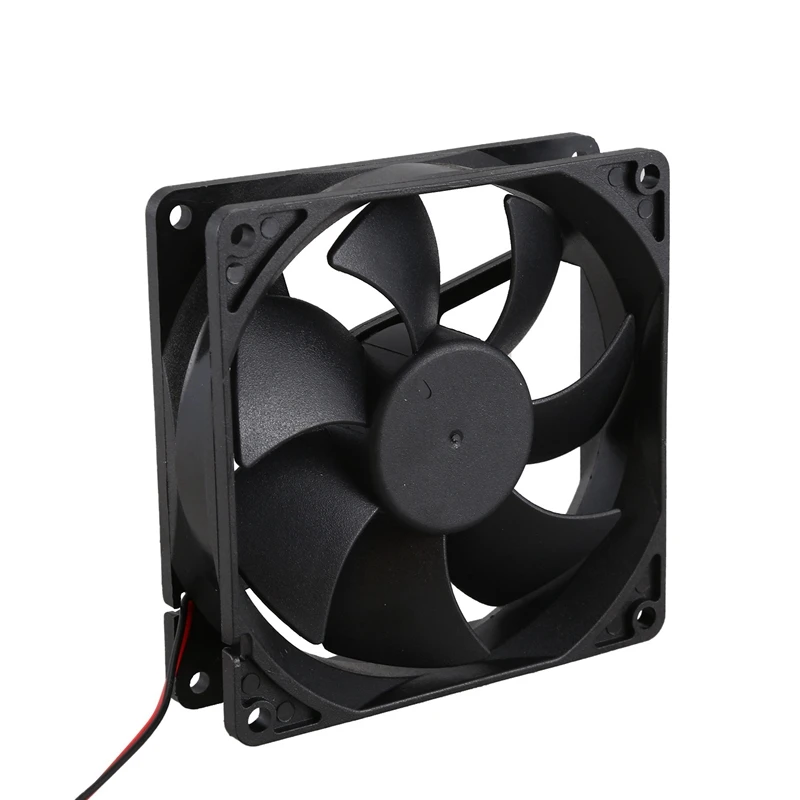 2Pcs 92Mm X92mm X 25Mm DC 12V 2Pin 65.01CFM Computer Case CPU Cooler Cooling Fan |