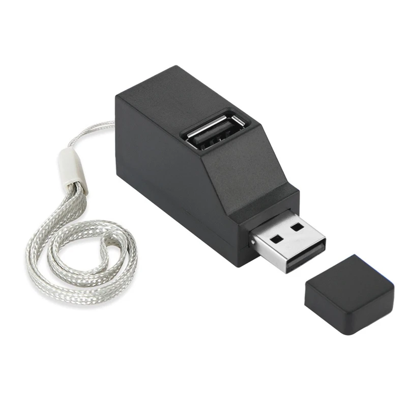2 шт. 3-портовый USB-концентратор Mini USB3.0 высокоскоростной