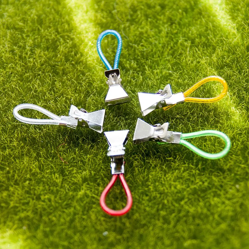 

Mixed Color 5Pcs\set Tea Hand Towel Hanging Clips Hanger Clothes Peg Clip Clothes Hooks Home Laundry Storage Organization