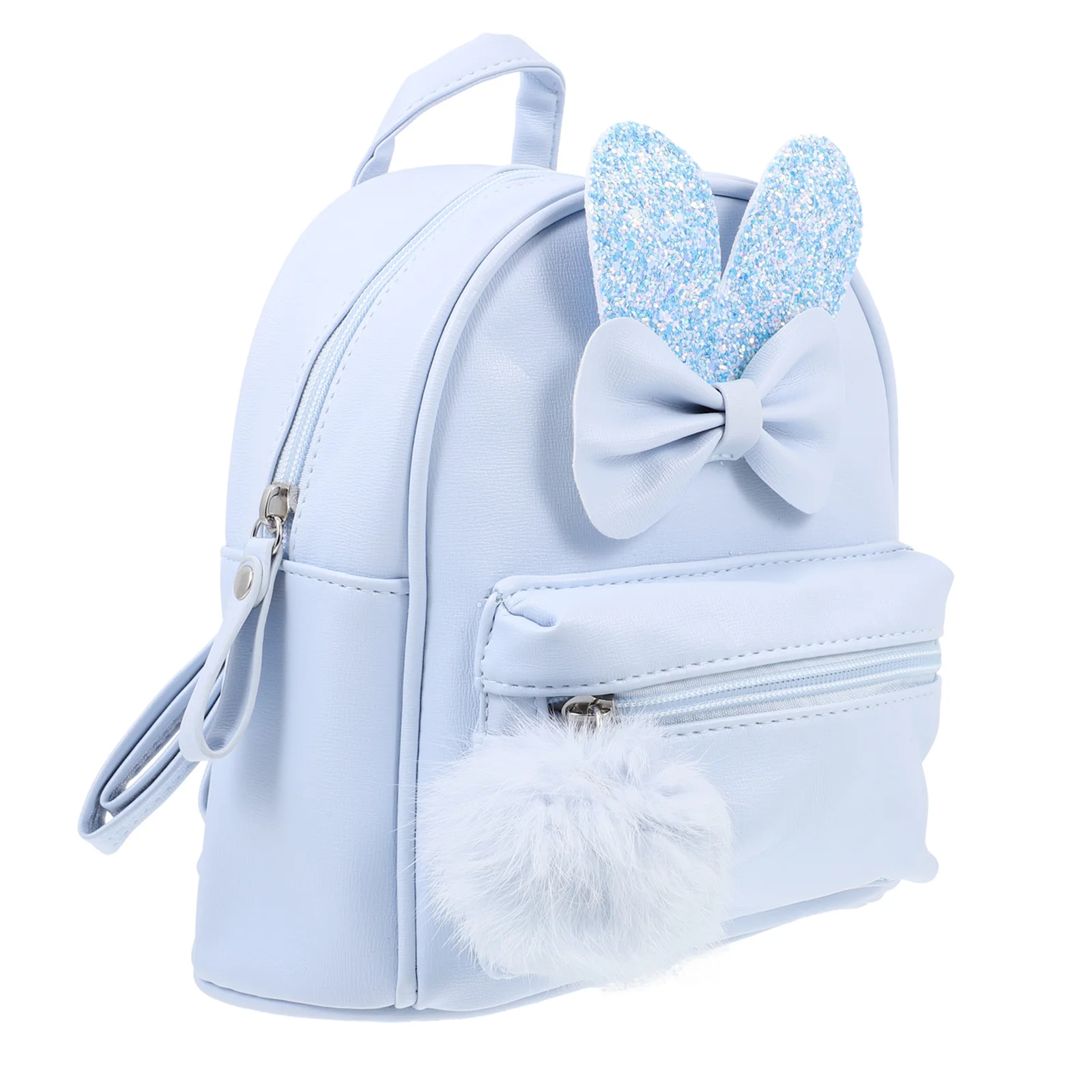 

Backpack Fashionable Pu Casual Knapsack Stylish Satchel Student Bow Bowknot Schoolbag Mini Bags