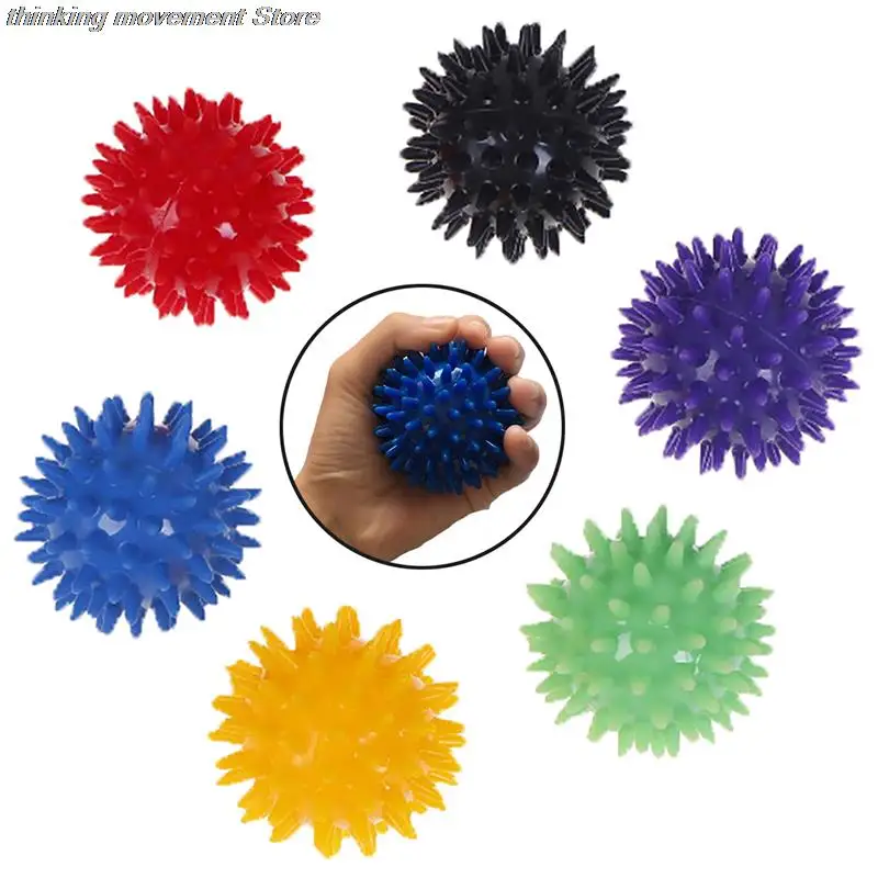 

About 6cm Full Body Spiky Massage Hard Stress Ball 6cm For Fitness Sport Exercise Ball Hedgehog Sensory Training Grip the Ball