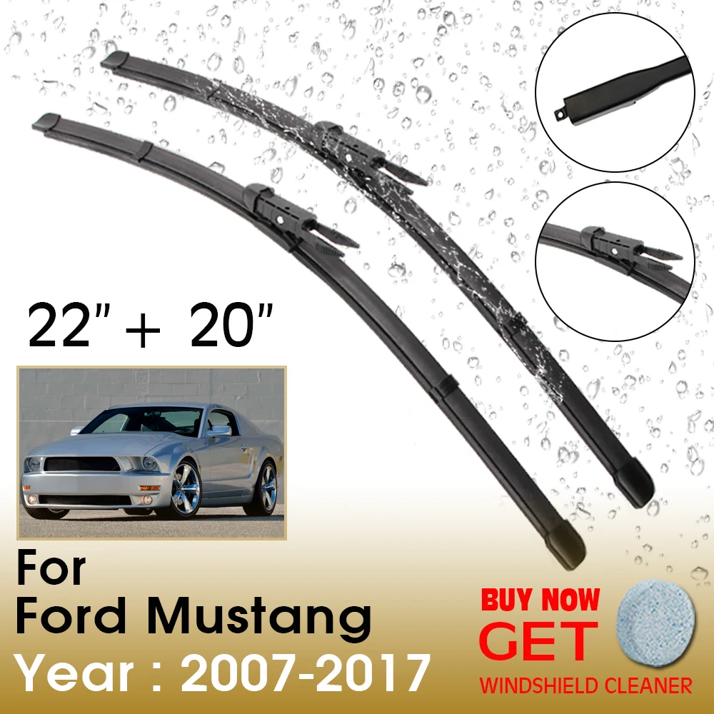 

Щетка стеклоочистителя для Ford Mustang, 22 дюйма + 20 дюймов, 2007-2017