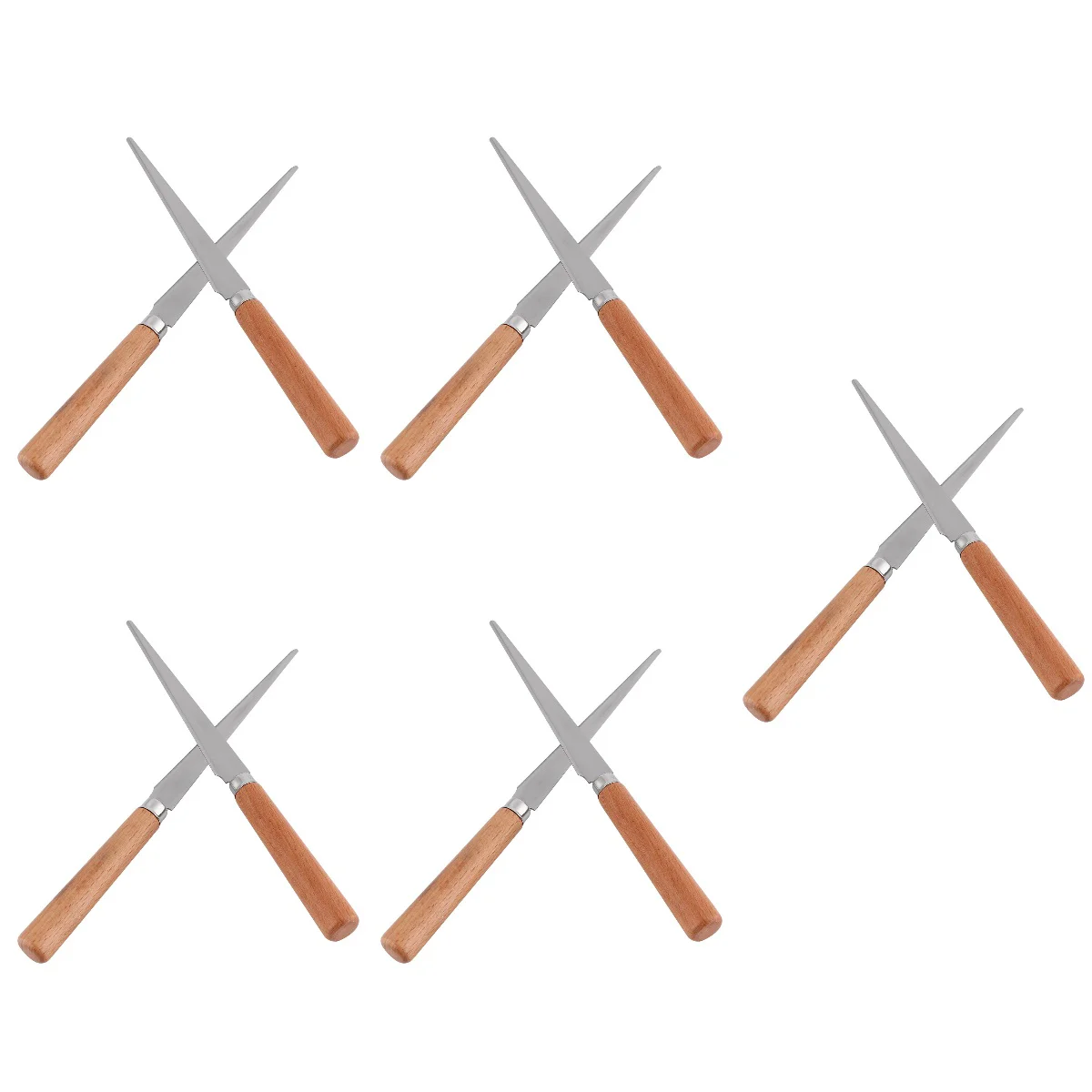 5-гранный нож для ремонта глины полимерной скульптуры деревянная ручка