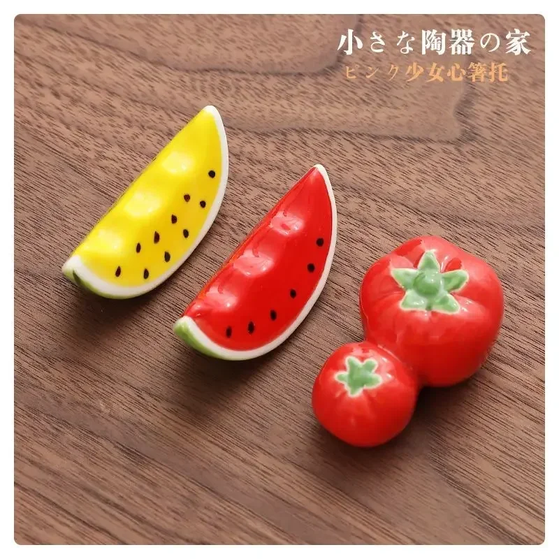 Подставки для палочек для еды керамические 3 шт