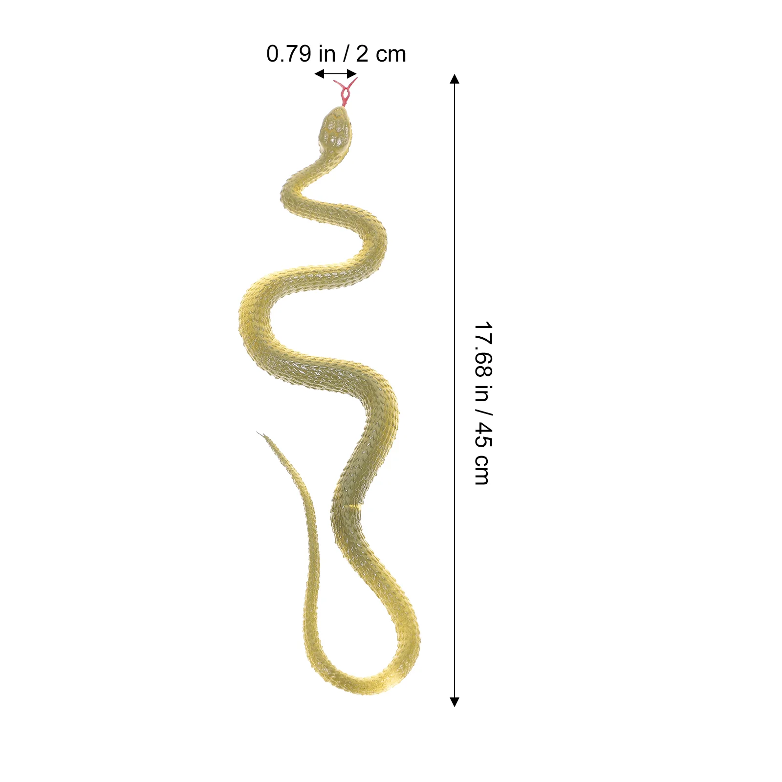 3 шт. имитация мягкой резиновой змеи