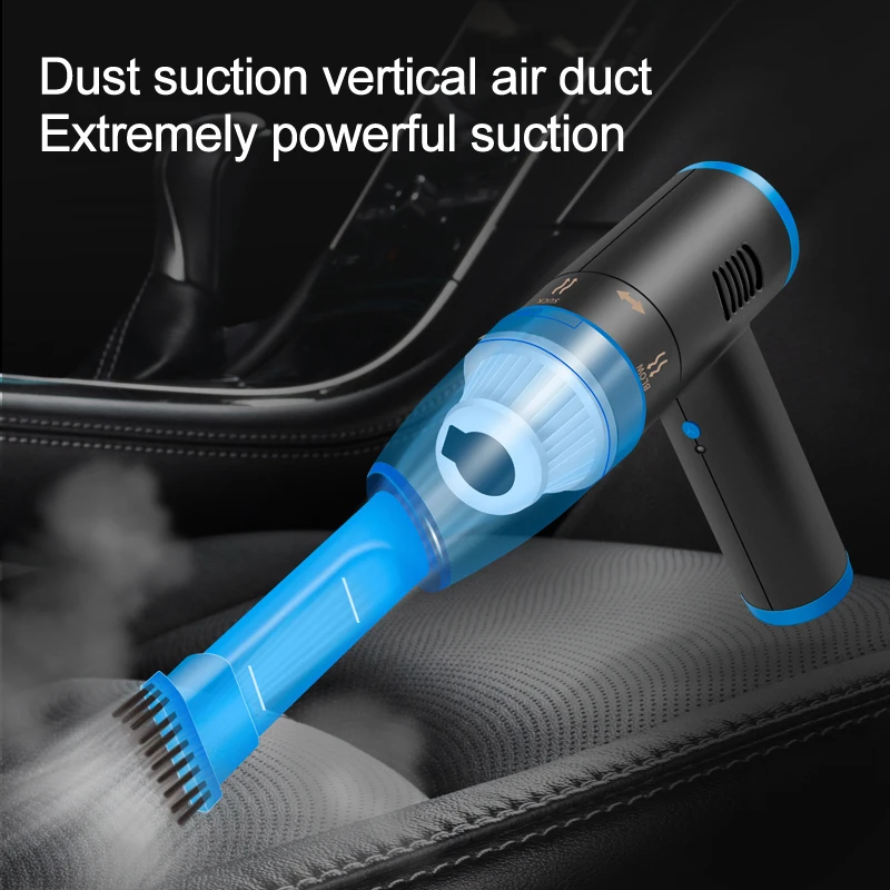 

Wireless Air Duster 70000rpm Blowing Gun Portable Dust Collector For Laptop Computer Car Clean Keyboard