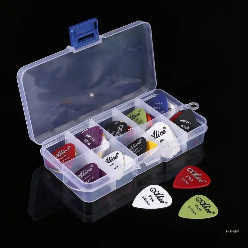 

M5TC Guitar Pick 40in1 Case Set Plastic Mix 0.58-1.50 Color Random