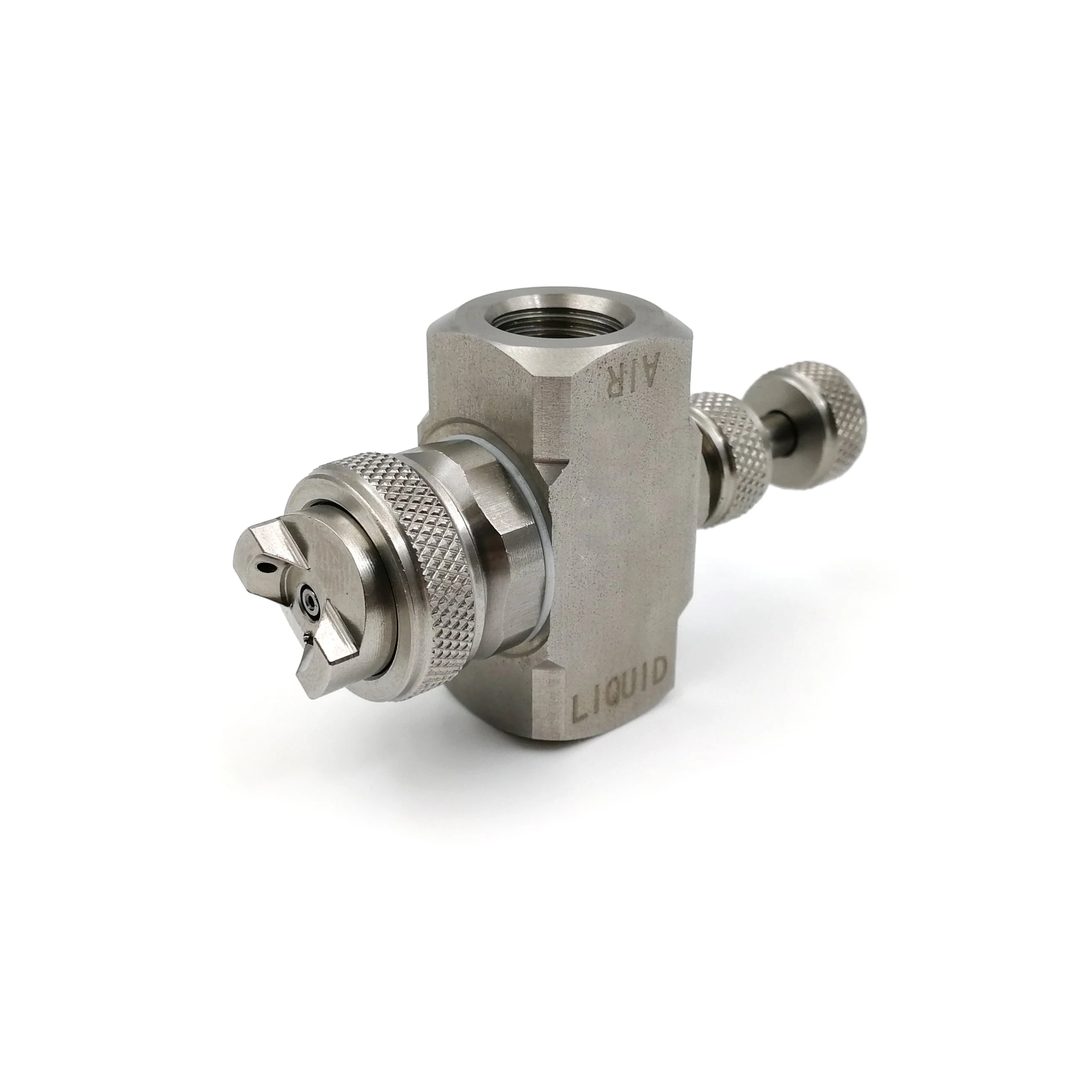 

1PC Ordinary quality 1/4" Stainless Steel Air Atomizing Nozzle, Air freight