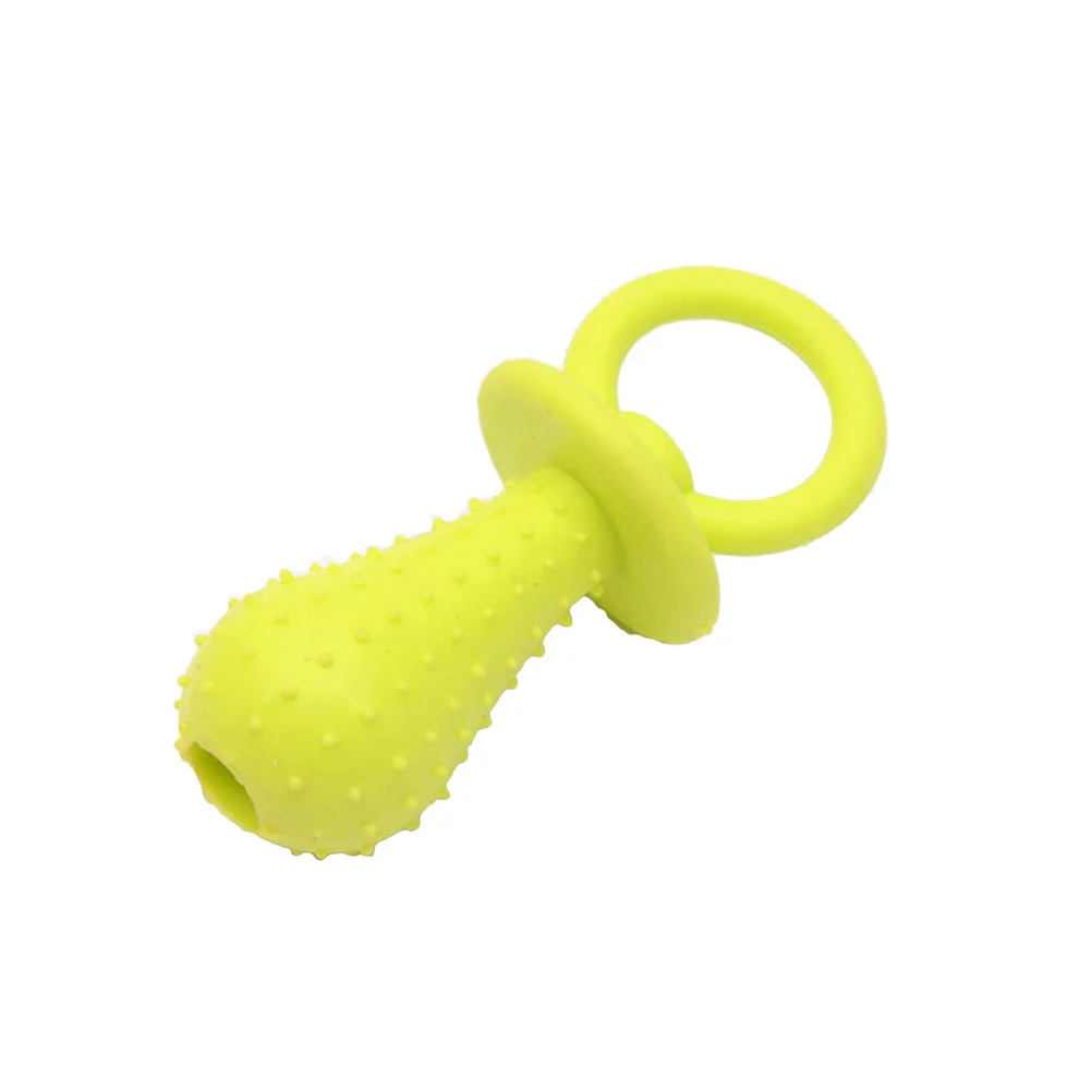 

Toys Chew Pacifier Toy Dog Pet Puppy Teething Molar Teeth Rubber Biting Tools Interactive Cleaning Chewing Pets Squeaky Dogs