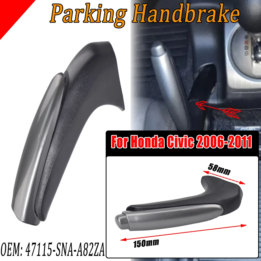 

Новая скорость MT Автомобильная ручка переключения передач Ручка переключения передач Ручка шаровой головки рычага для Honda Civic DX EX LX 2006-2011 Парковочный ручной тормоз