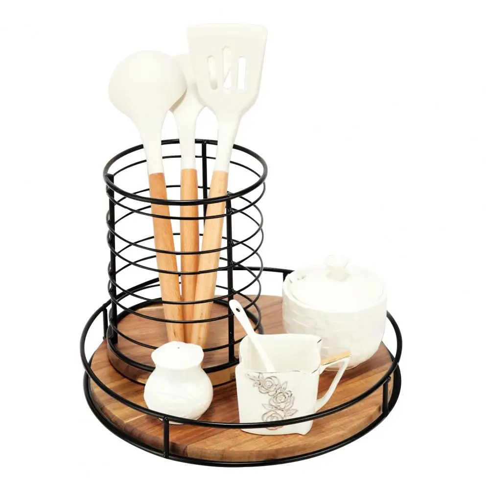 Поднос вращающийся на 360 градусов для кухни и ванной комнаты поднос приправ мыла