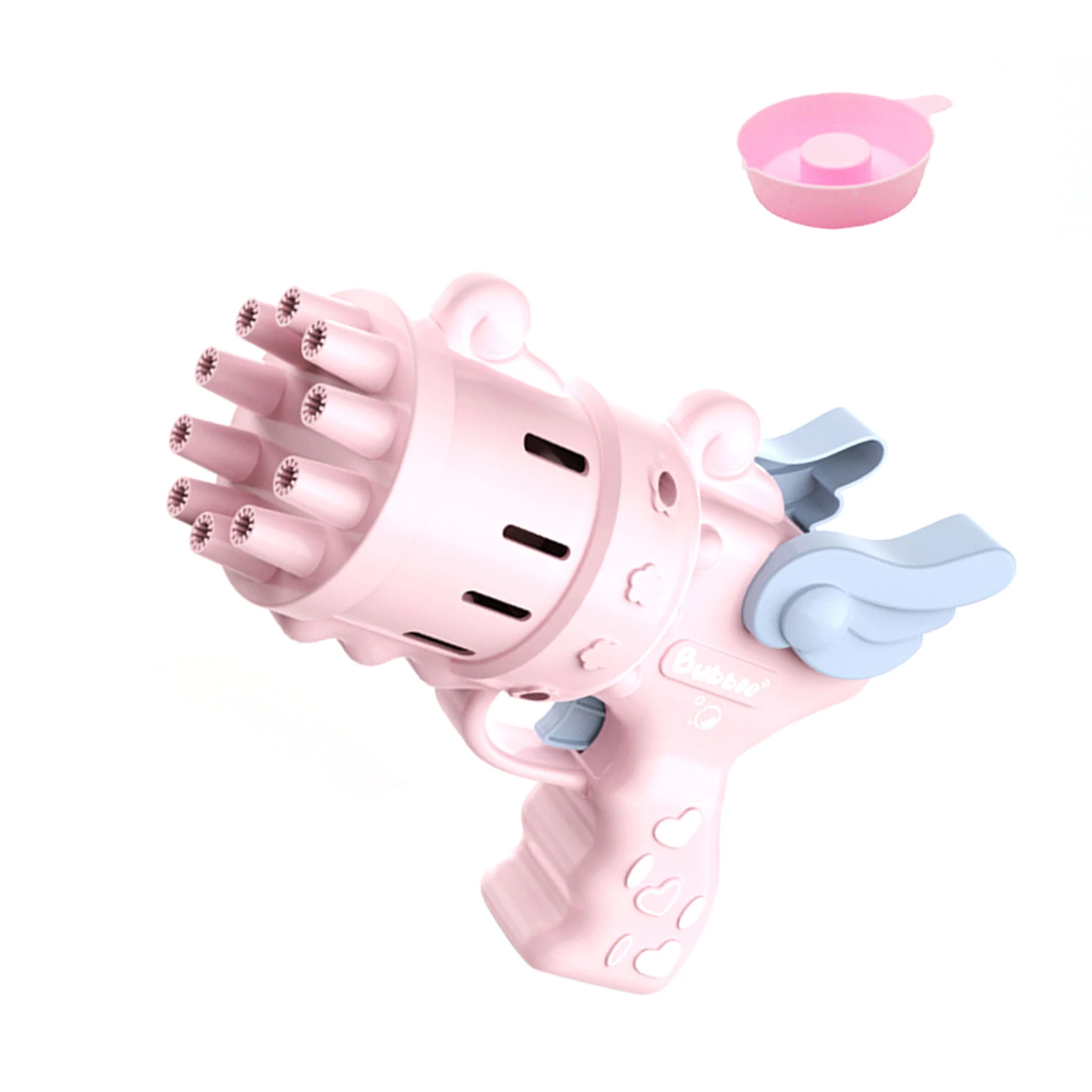 

Устройство для создания пузырьков с 10 отверстиями, бластер, игрушка для детей, устройство для создания пузырьков, ракета для летней игры, пу...