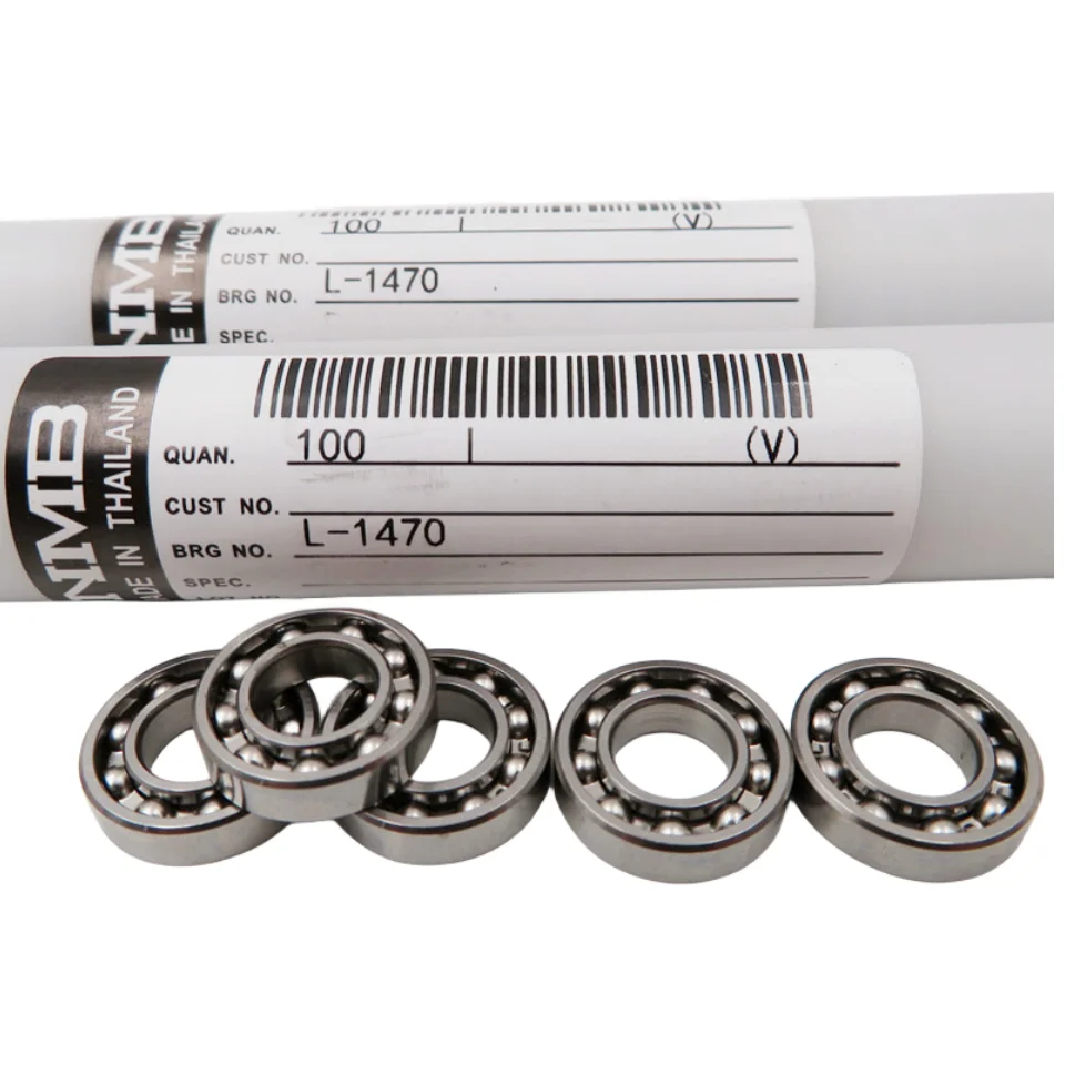 20шт/100шт NMB Minebea высококачественный подшипник L-1470 7*14*3.5мм 687 открытый высокоточный миниатюрный шариковый подшипник 7x14x3.5 мм