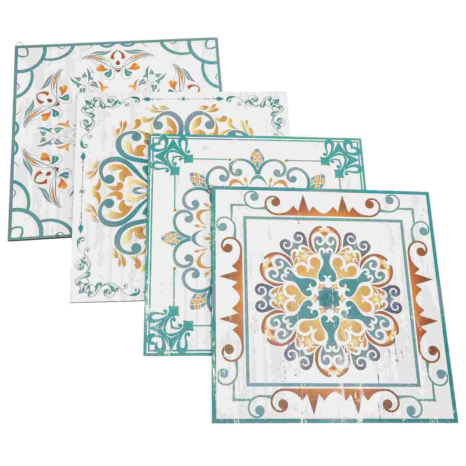 

4pcs Farmhouse Wall Decor Rustic Hanging Plaque Decoration Wall Wooden Board Sign