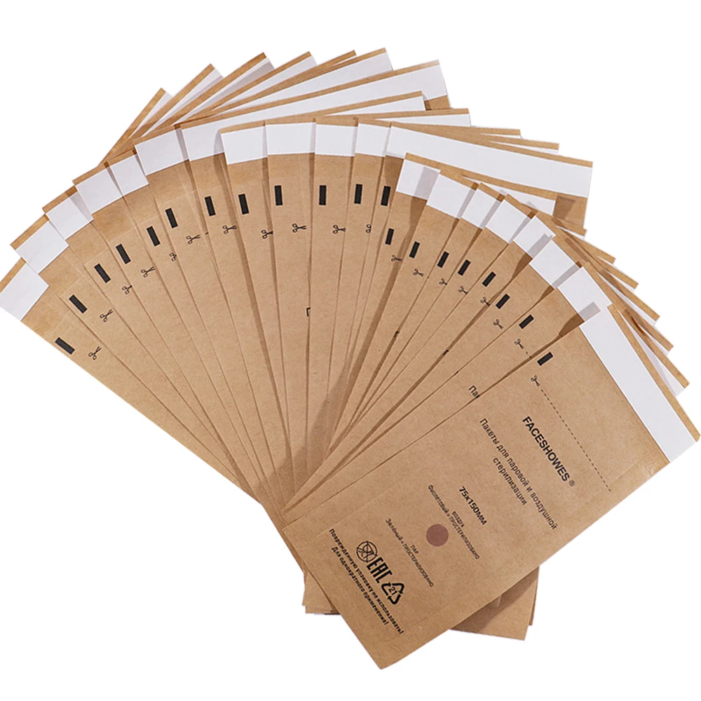 20 шт. одноразовые мешки для дезинфекции ногтей