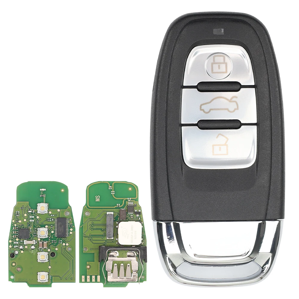 

Okey Keyless Go Smart Remote Car Key 754J для Au-di A4 A5 A6L A7 A8 Q5 для V-W PHIDEON 29A1 чип для Lamborghini 315/433/868Mhz