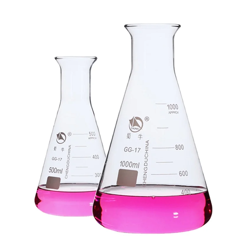 

Стеклянная колба Эрленмейера 50-2000 мл