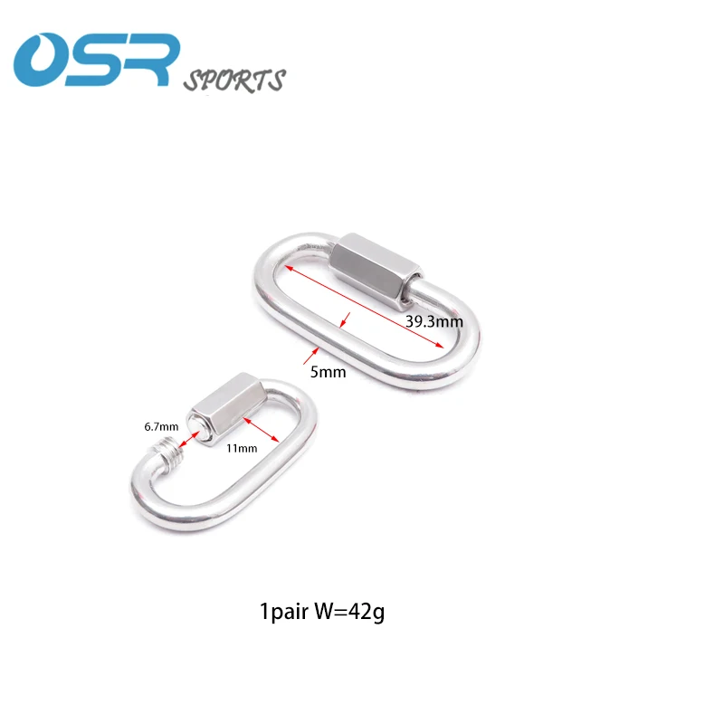 Направляющая из нержавеющей стали 316 для подводного плавания скалолазания 2 шт. |