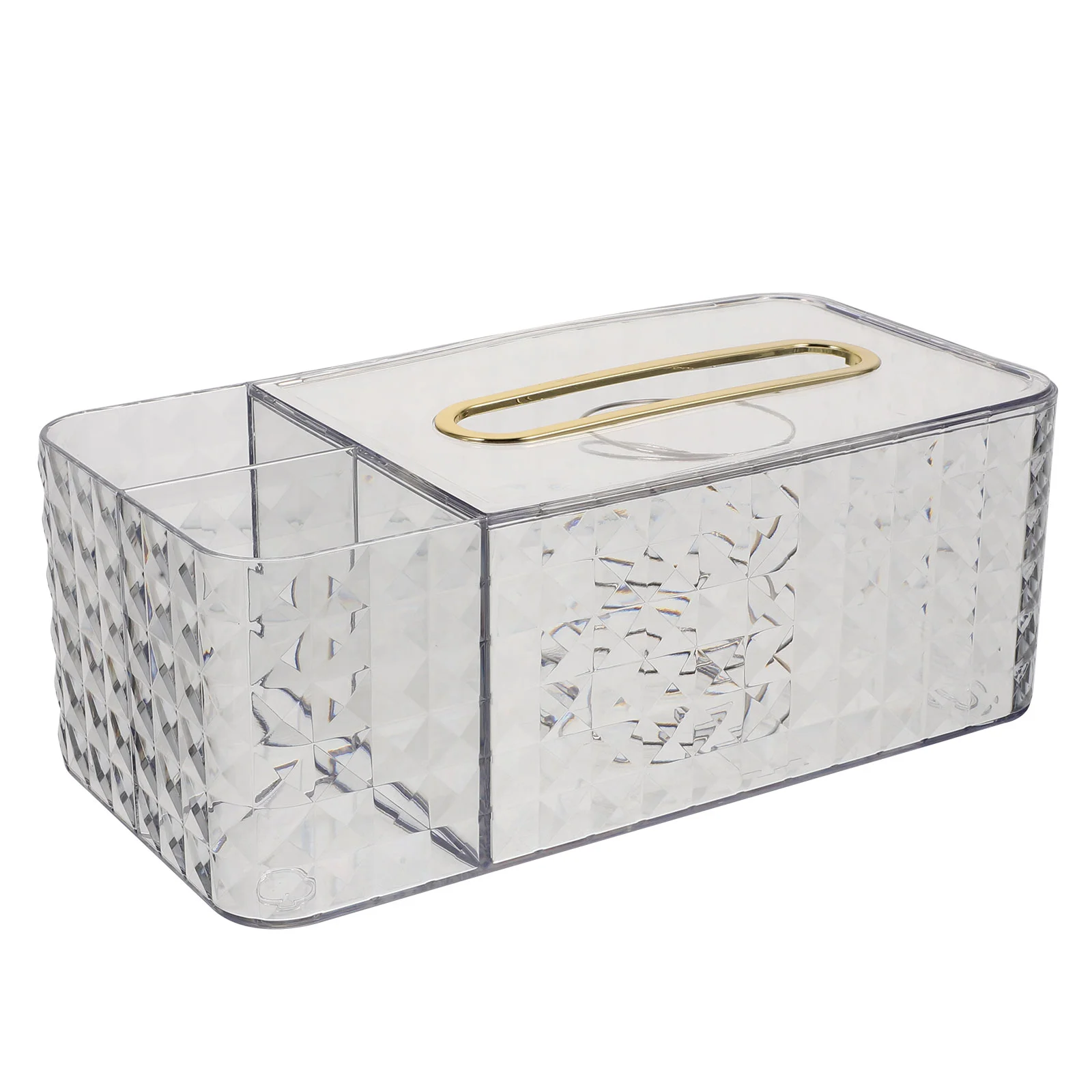 

Diamond Pattern Paper Box Square Stand Tissue Holder Case Desk Tissue Case Grid Tissue Dispenser The Pet Cube Tissue Box