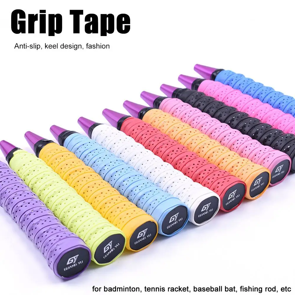 

1.1m Anti-slip Tennis Badminton Grip Tape Breathable Sport Sweatband For Bicycle Handle Fishing Rod Baseball Squash Racket