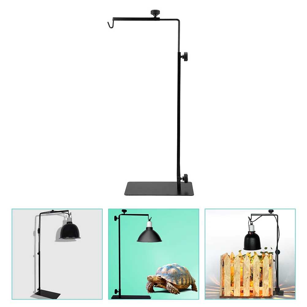 

Basking Lamp Stand Lamp Shades Floor Lamps Adjustable Light Rack Lampshade Reptile Heating Stand Tank Accessory Metal Pet