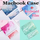 Цветной чехол для Macbook Air Pro 11 12 13 15, жесткий чехол для Macbook Air 13, чехол A1932 A2179 A1466 A2289 A2338 Retina с сенсорной панелью