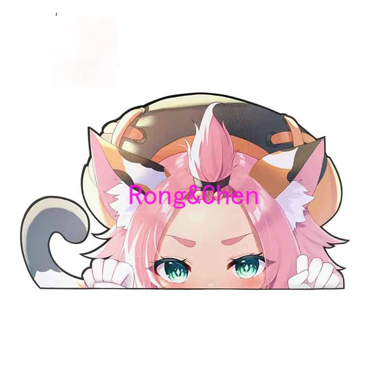 

Rongchen Trading Car Sticker Genshin Impact Diona Peeker Anime Vinyl Window Trunk Decal Cartoon Peek Car Styling PVC Boutique