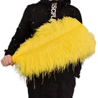 Желтый страусиный Декор перьев 15-70 см6-28 