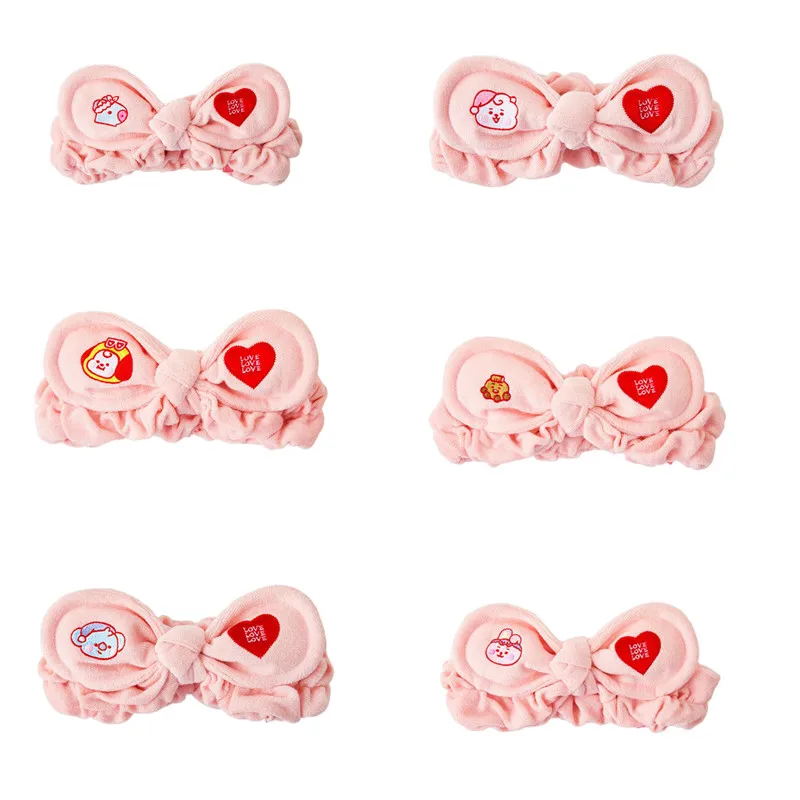 

Kawaii Bt211 Btscute красивый Oppa аниме периферийная плюшевая повязка на голову для мытья мультяшный ободок для волос головной убор