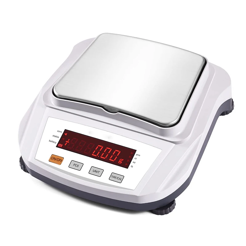 High Precision Analytical Balance Lab Scale 2000g/0.01g Electronic Digital Scale Gram Scale Kitchen Jewelry Lab Counter Weighing