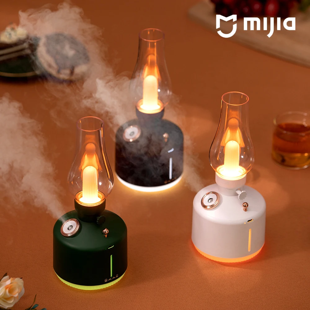 

Mijia LED Wireless White Kerosene Lamp Ambient Light Dimming USB Type-C Atmosphere Lamps Office Surface Humidifier Home Xiaomi