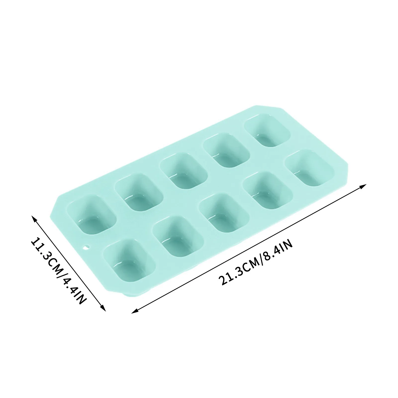 Гибкие силиконовые формы для заморозки льда виски 10 штабелируемые простые лотки