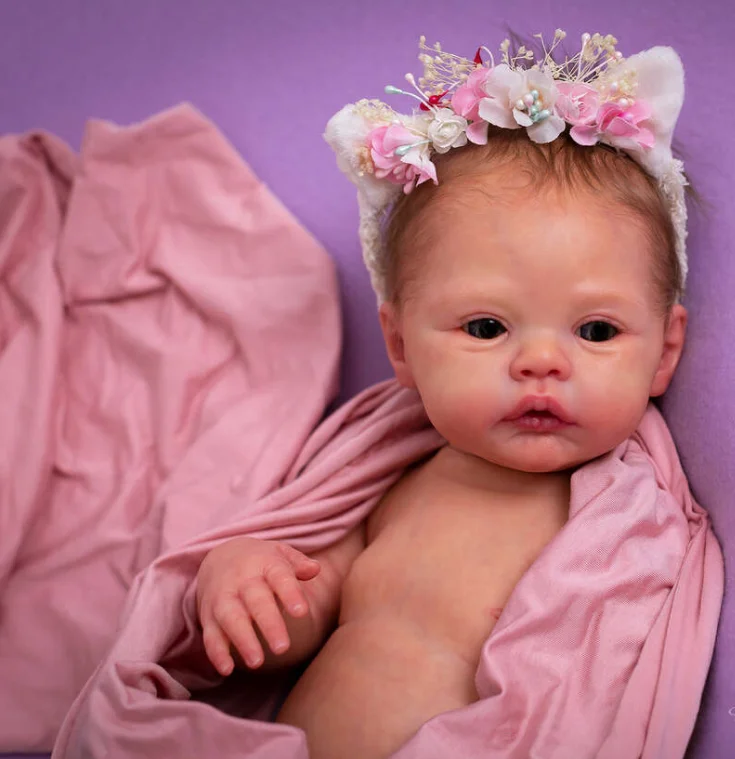 

17inch Premie size Reborn Meadow with COA Original Size Doll Kit Popular Soft Touch Lifelike fresh color
