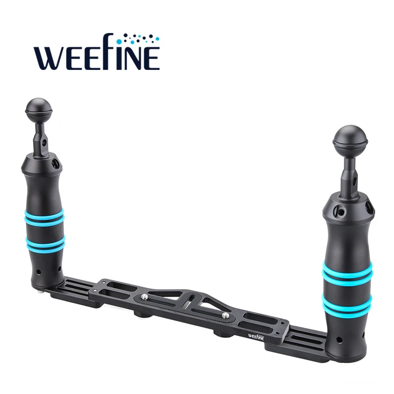 Weefine Adjustable Loc Line Flexible Light Arm Handle Tray Bracket YS Mount Diving Gopro TG5/6 RX100 Camera Housing Underwater