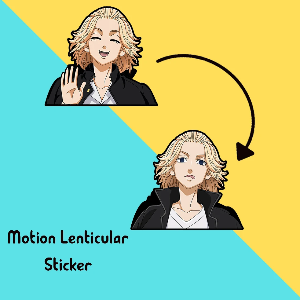 

Mikey Tokyo Revengers Motion Sticker Anime Peeker Stickers Waterproof Decals
