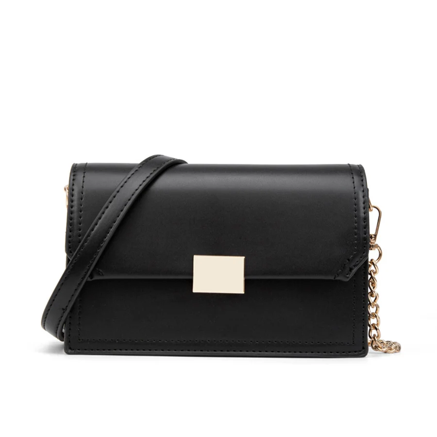 

Women's Handbag Luxury Designer Retro Shoulder Bag Chains Messenger Flap Girl Fashion Crossbody Square Lock Small Square Bag Sac