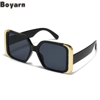 boyarn oculos uv400 shades modern cat eye sunglasses street photos ins shades model square sunglasse