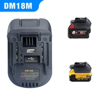 battery adapter converter for milwaukee dewalt to makita 18v bl1830 bl1850 dm18m power tool accessories