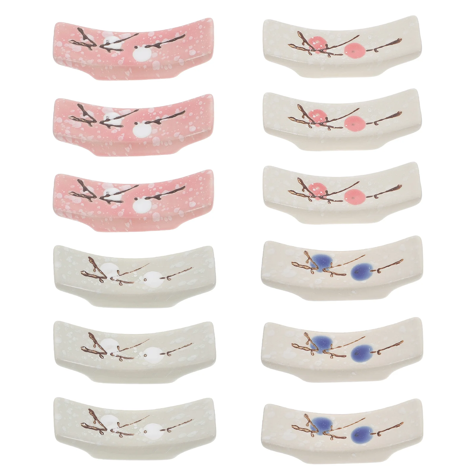 

Chopstick Holder Rest Chopsticks Stand Ceramic Rack Fork Porcelain Tableware Support Japanese Dinner Chinese Rests Holders Chop